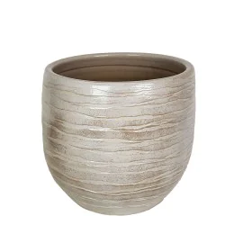 Planter Romimex Beige Ceramic 27 x 26 x 27 cm by Romimex, Cachepots - Ref: D1617017, Price: 30,36 €, Discount: %