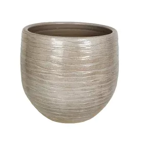 Planter Romimex Beige Ceramic 30 x 30 x 30 cm by Romimex, Cachepots - Ref: D1617018, Price: 38,27 €, Discount: %