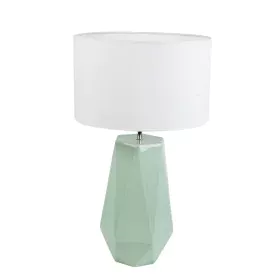 Lampe de bureau Romimex Turquoise Céramique Percale 35 x 67 x 35 cm de Romimex, Lampes de chevet - Réf : D1617027, Prix : 146...