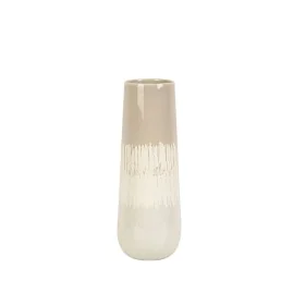 Vase Romimex Beige Grey Ceramic 14 x 34 x 14 cm by Romimex, Vases - Ref: D1617029, Price: 36,49 €, Discount: %