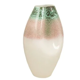 Vase Romimex White Green Ceramic 24 x 39 x 20 cm With handles by Romimex, Vases - Ref: D1617032, Price: 53,29 €, Discount: %