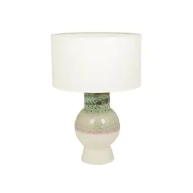 Lampada da tavolo Romimex Bianco Verde Ceramica 33 x 49 x 33 cm di Romimex, Lampade da tavolo e abat-jour - Rif: D1617035, Pr...