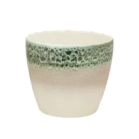 Plantador Romimex Branco Verde Cerâmica 27 x 23 x 27 cm de Romimex, Vasos - Ref: D1617038, Preço: 39,37 €, Desconto: %