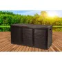 Cassapanca da esterno TOOD Marrone Resina (119 x 52 x 58 cm) di TOOD, Cassapanche da cortile - Rif: S7173343, Prezzo: 106,87 ...