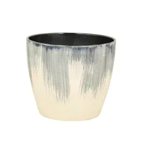 Cache-pot Romimex Bleu Blanc Céramique 27 x 23 x 27 cm de Romimex, Cache-pots - Réf : D1617040, Prix : 34,98 €, Remise : %