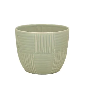 Planter Romimex Light Blue Ceramic 26 x 22 x 26 cm by Romimex, Cachepots - Ref: D1617041, Price: 28,18 €, Discount: %