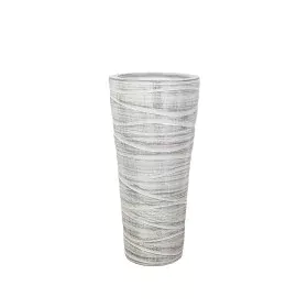 Floor vase Alexandra House Living White Ceramic 30 x 70 x 30 cm by Alexandra House Living, Vases - Ref: D1617045, Price: 136,...