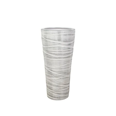 Vase de sol Alexandra House Living Blanc Céramique 30 x 70 x 30 cm de Alexandra House Living, Vases - Réf : D1617045, Prix : ...