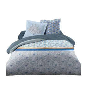 Housse de Couette HOME LINGE PASSION Bleu 220 x 240 cm de HOME LINGE PASSION, Couettes et housses de couette - Réf : S7173592...