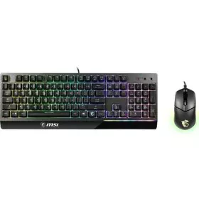 clavier et souris MSI VIGOR GK30 COMBO Noir de MSI, Ensembles Clavier et Souris - Réf : S7174689, Prix : 90,56 €, Remise : %