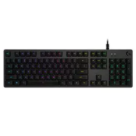 Clavier Logitech Lightsync G512 Jeux Noir Illumination RGB AZERTY de Logitech, Claviers - Réf : S7174691, Prix : 153,36 €, Re...