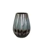 Vase Romimex Blue Black Blue/Black Ceramic 23 x 28 x 23 cm by Romimex, Vases - Ref: D1617078, Price: 44,09 €, Discount: %