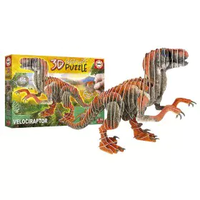 3D Puzzle Educa Velociraptor 58 Pieces 3D by Educa, 3-D Puzzles - Ref: S7175490, Price: 33,61 €, Discount: %