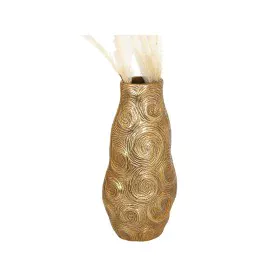 Florero Romimex Dorado Aluminio 17 x 35 x 17 cm de Romimex, Jarrones - Ref: D1617099, Precio: 65,05 €, Descuento: %