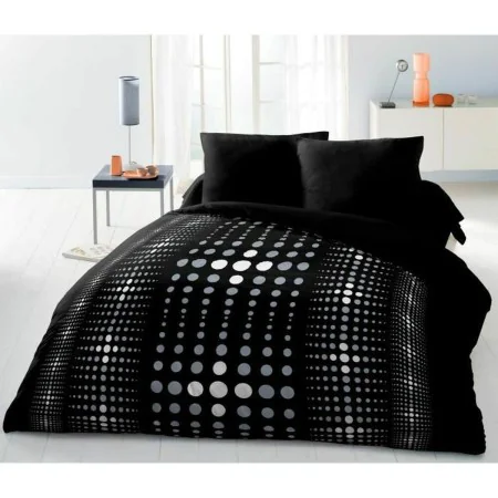 Nordic cover HOME LINGE PASSION Steevy Black 220 x 240 cm by HOME LINGE PASSION, Quilts and quilt covers - Ref: S7176127, Pri...