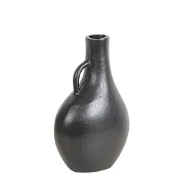 Florero Romimex Negro Aluminio 19 x 29 x 11 cm Con asa de Romimex, Jarrones - Ref: D1617129, Precio: 39,25 €, Descuento: %