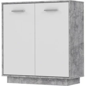 Storage furniture Wood Light grey White (88,9 x 34,2 x 88,1 cm) by BigBuy Home, Cupboards and shelving - Ref: S7176806, Price...