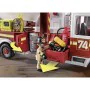 Jeu de Véhicules Playmobil Fire Truck with Ladder 70935   113 Pièces de Playmobil, Playsets de figurines de jouets - Réf : S7...