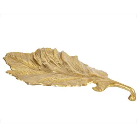 Vaciabolsillos Romimex Dorado Aluminio Hoja de planta 66 x 7 x 38 cm de Romimex, Bandejas - Ref: D1617131, Precio: 69,21 €, D...