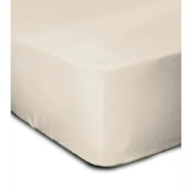 Fitted sheet Lovely Home Beige 90 x 190 cm by Lovely Home, Sheets and pillowcases - Ref: S7177023, Price: 23,78 €, Discount: %