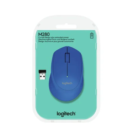 Rato sem Fios Logitech M280 Azul de Logitech, Ratos - Ref: S7177524, Preço: 58,01 €, Desconto: %