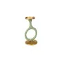 Candleholder Romimex Green Golden Aluminium 14 x 25 x 13 cm Circle by Romimex, Candelabras and candle holders - Ref: D1617161...