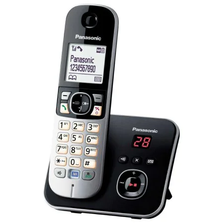 Wireless Phone Panasonic KX-TG6821FRB Black Grey by Panasonic, Analogue telephones - Ref: S7178560, Price: 68,01 €, Discount: %