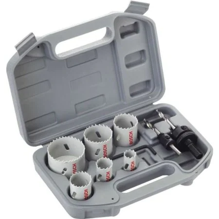 Set de coronas perforadoras BOSCH Bimetal HSS 9 Piezas de BOSCH, Sierras perforadoras - Ref: S7178860, Precio: 80,07 €, Descu...