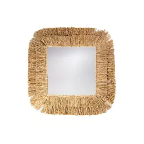 Wall mirror Romimex Natural Raffia 80 x 3 x 80 cm by Romimex, Wall-Mounted Mirrors - Ref: D1617247, Price: 143,74 €, Discount: %