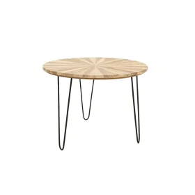 Mesa de apoio Romimex Natural Teca 60 x 45 x 60 cm de Romimex, Jogos de móveis - Ref: D1617265, Preço: 106,98 €, Desconto: %