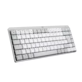 Tastiera Wireless Logitech MX Mini Mechanical for Mac Bianco Bianco/Grigio Francese AZERTY di Logitech, Tastiere - Rif: S7181...