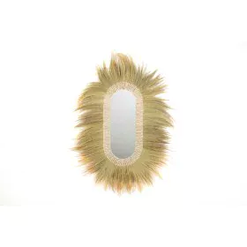 Wall mirror Romimex Natural Rayung 128 x 170 x 5 cm Oval by Romimex, Wall-Mounted Mirrors - Ref: D1617321, Price: 209,80 €, D...