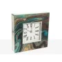 Horloge de table Romimex Bleu Doré verre 20 x 20 x 5 cm de Romimex, Pendulettes de bureau - Réf : D1617327, Prix : 19,11 €, R...