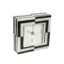 Table clock Romimex White Black Glass 14 x 14 x 4 cm by Romimex, Desk & Shelf Clocks - Ref: D1617330, Price: 23,67 €, Discoun...