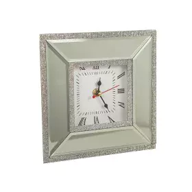 Reloj de Mesa Romimex Plateado Vidrio 20 x 20 x 5 cm de Romimex, Relojes de escritorio - Ref: D1617337, Precio: 28,56 €, Desc...