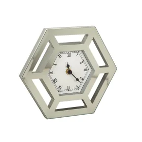 Horloge Murale Romimex Argenté verre 23 x 20 x 5 cm de Romimex, Pendules murales - Réf : D1617342, Prix : 43,75 €, Remise : %