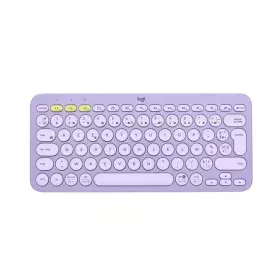 Teclado Logitech K380 AZERTY Francés Lila de Logitech, Teclados - Ref: S7181894, Precio: 83,44 €, Descuento: %