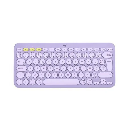 Teclado Logitech K380 AZERTY Francés Lila de Logitech, Teclados - Ref: S7181894, Precio: 79,03 €, Descuento: %