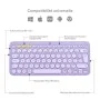 Keyboard Logitech K380 AZERTY French Lilac by Logitech, Keyboards - Ref: S7181894, Price: 83,44 €, Discount: %