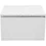 Table de Nuit Flow 48 x 40 x 30 cm Blanc de BigBuy Home, Tables de chevet - Réf : S7181906, Prix : 66,80 €, Remise : %