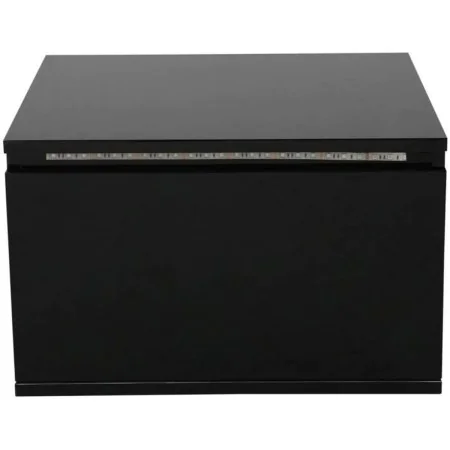 Table de Nuit Flow 48 x 40 x 30 cm Noir de BigBuy Home, Tables de chevet - Réf : S7181907, Prix : 65,84 €, Remise : %