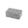 Jewelry box Romimex White Black Glass 21 x 9 x 13 cm by Romimex, Boxes - Ref: D1617349, Price: 21,51 €, Discount: %