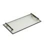 Tray Romimex Transparent Golden Metal Glass 40 x 4 x 20 cm by Romimex, Plates and dishes - Ref: D1617357, Price: 28,92 €, Dis...