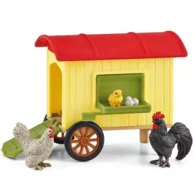 Conjunto de brinquedos Schleich Mobile Chicken Coop Plástico de Schleich, Conjuntos de jogos - Ref: S7182238, Preço: 32,88 €,...