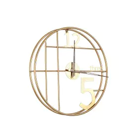 Orologio da Parete Romimex Dorato Metallo 50 x 50 x 6 cm di Romimex, Orologi da parete - Rif: D1617370, Prezzo: 115,36 €, Sco...