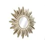 Wall mirror Romimex Golden Metal Feathers 90 x 80 x 4 cm Circular by Romimex, Wall-Mounted Mirrors - Ref: D1617376, Price: 17...