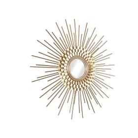 Wall mirror Romimex Golden Metal Sun 80 x 80 x 6 cm Circular by Romimex, Wall-Mounted Mirrors - Ref: D1617377, Price: 153,72 ...