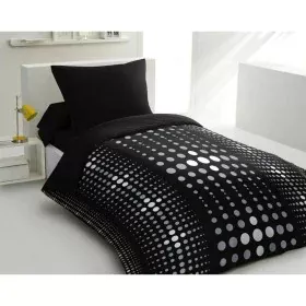 Nordic cover HOME LINGE PASSION Steevy Black 140 x 200 cm by HOME LINGE PASSION, Quilts and quilt covers - Ref: S7183434, Pri...