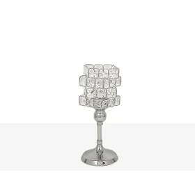 Bougeoir Romimex Argenté Métal verre 12 x 28 x 12 cm Verre de Romimex, Bougeoirs et chandeliers - Réf : D1617487, Prix : 36,2...