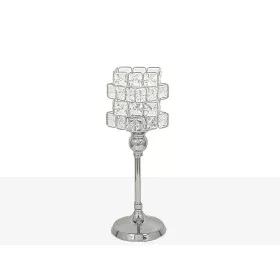 Bougeoir Romimex Argenté Métal verre 12 x 32 x 12 cm Verre de Romimex, Bougeoirs et chandeliers - Réf : D1617488, Prix : 39,3...